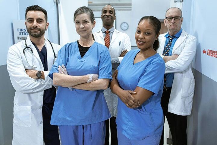 Healthcare Doctors and Nurses